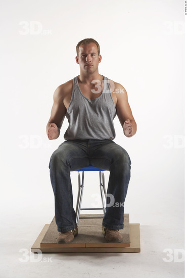 Whole Body Man Artistic poses White Casual Muscular