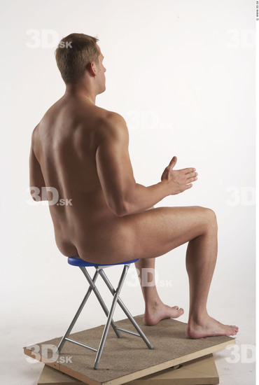 Whole Body Man Artistic poses White Nude Muscular