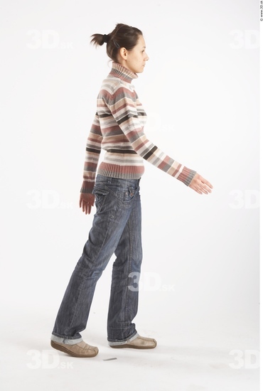 Whole Body Woman Animation references White Casual Slim