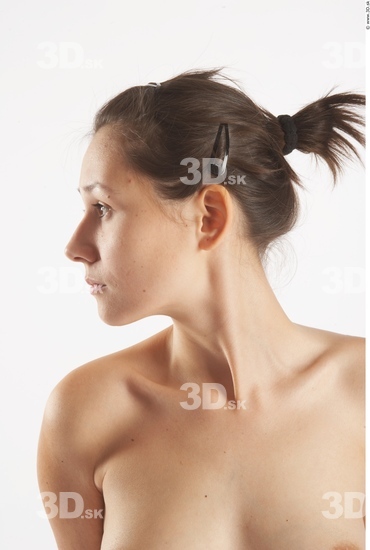 Neck Woman Animation references White Nude Slim