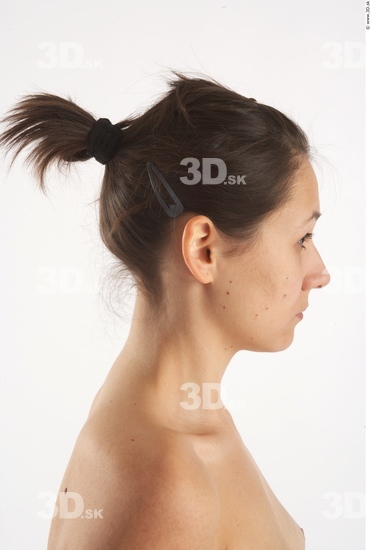 Neck Woman Animation references White Nude Slim