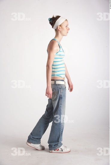 Whole Body Woman Animation references White Casual Slim