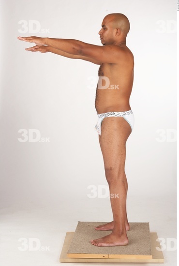 Whole Body Man Underwear Shoes Average Studio photo references