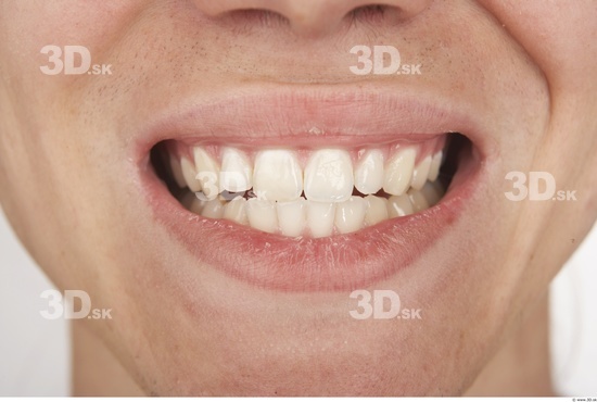 Teeth Man White Nude Slim