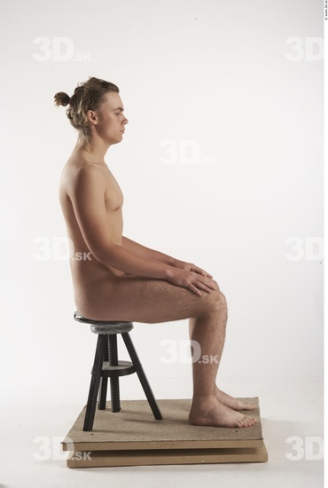 Whole Body Man Artistic poses White Nude Slim