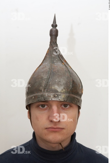 Head Man White Helmet Costume photo references