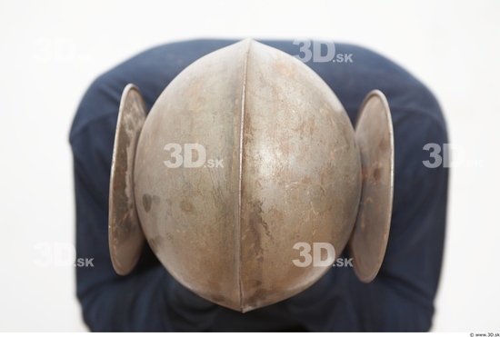 Head Man White Helmet Costume photo references