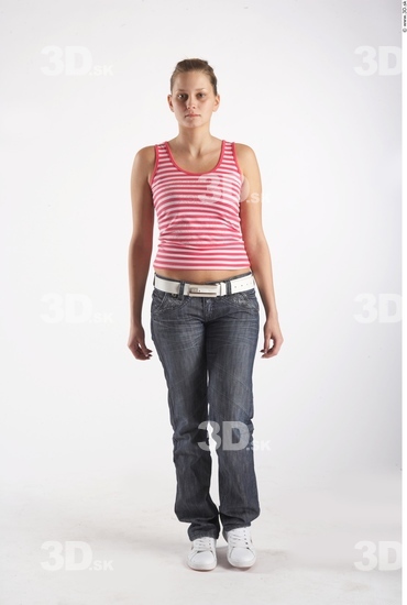 Whole Body Woman Animation references White Casual Slim