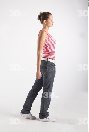 Whole Body Woman Animation references White Casual Slim