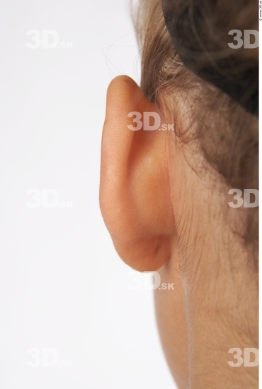 Ear Woman White Nude Slim