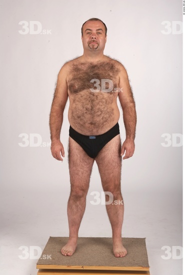 Whole Body Man Underwear Shoes Chubby Studio photo references