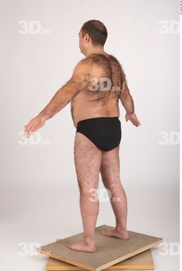 Whole Body Man Underwear Shoes Chubby Studio photo references