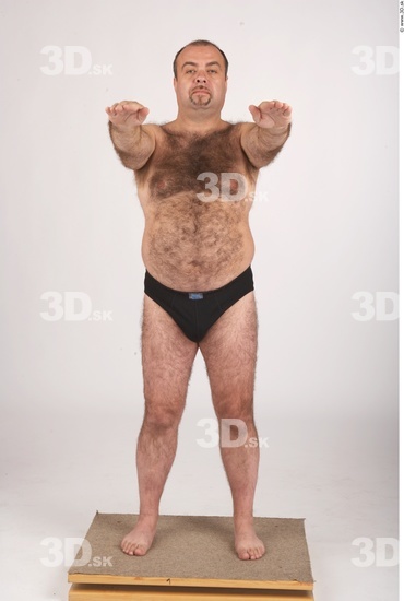 Whole Body Man Underwear Shoes Chubby Studio photo references