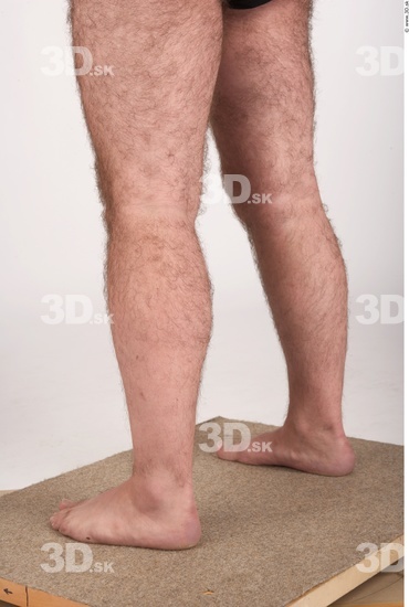 Calf Whole Body Man Underwear Shoes Chubby Studio photo references