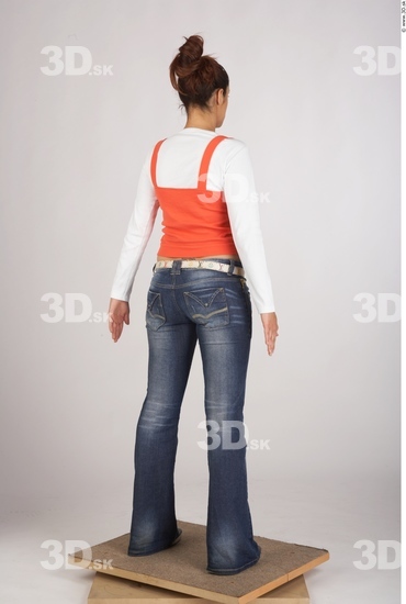 Whole Body Woman White Casual Slim