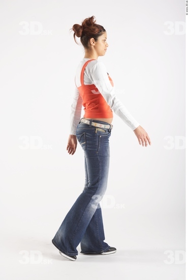 Whole Body Woman Animation references White Casual Slim