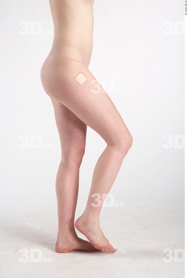 Leg Whole Body Woman Animation references Nude Slim Studio photo references