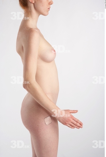 Arm Whole Body Woman Animation references Nude Slim Studio photo references