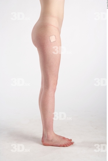 Leg Whole Body Woman Animation references Nude Slim Studio photo references