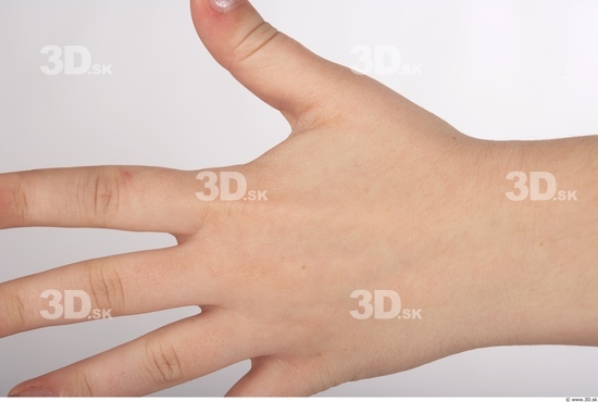 Hand Whole Body Woman Average Studio photo references