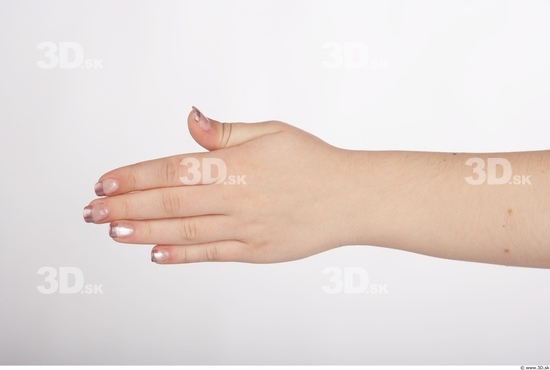 Hand Whole Body Woman Average Studio photo references