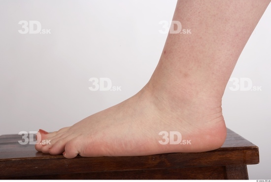 Foot Whole Body Woman Nude Average Studio photo references