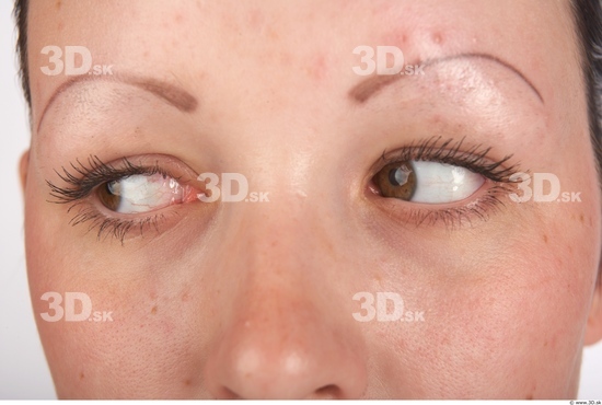 Eye Whole Body Woman Average Studio photo references