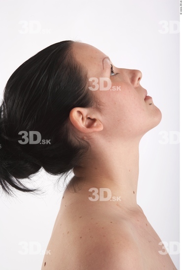 Neck Woman Animation references White Nude Average