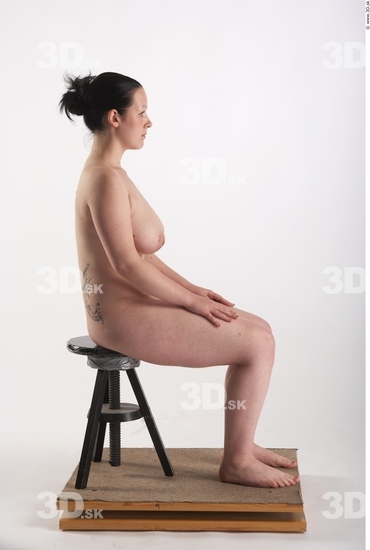 Whole Body Woman Artistic poses White Nude Average