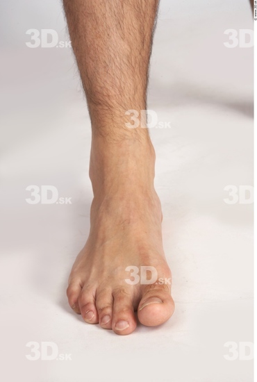 Foot Man White Nude Average