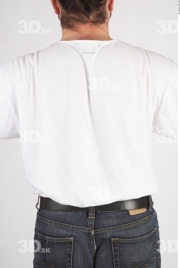 Upper Body Man White Casual Average