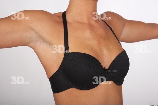 Chest Whole Body Woman Underwear Athletic Studio photo references