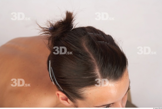 Whole Body Head Woman Athletic Studio photo references