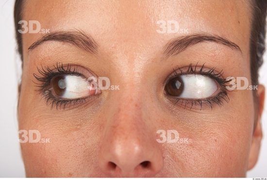 Eye Whole Body Woman Athletic Studio photo references