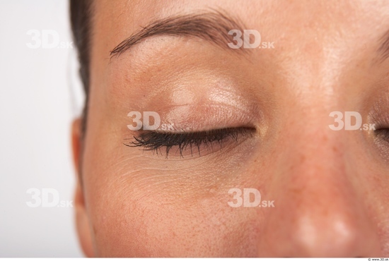 Eye Whole Body Woman Athletic Studio photo references