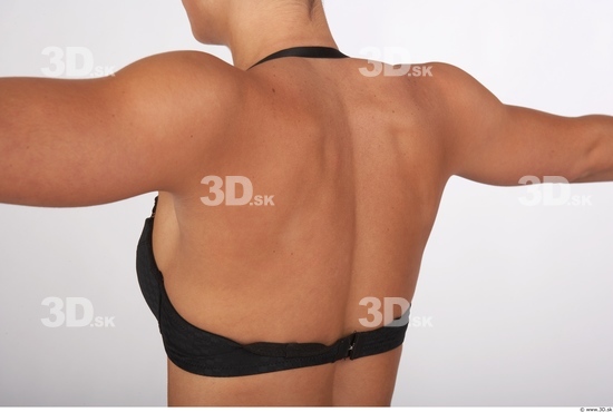 Whole Body Back Woman Underwear Athletic Studio photo references