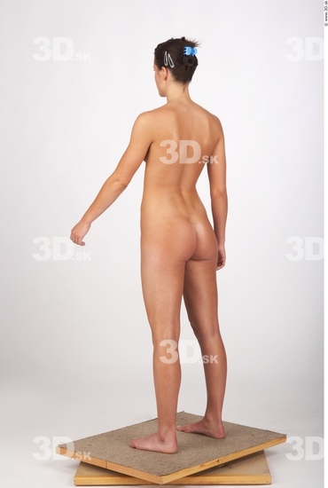 Whole Body Woman Nude Athletic Studio photo references