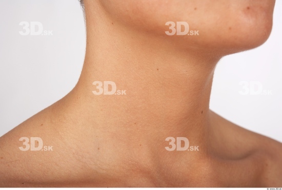 Neck Whole Body Woman Athletic Studio photo references