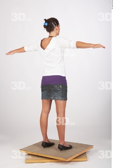 Whole Body Woman T poses Casual Athletic Studio photo references