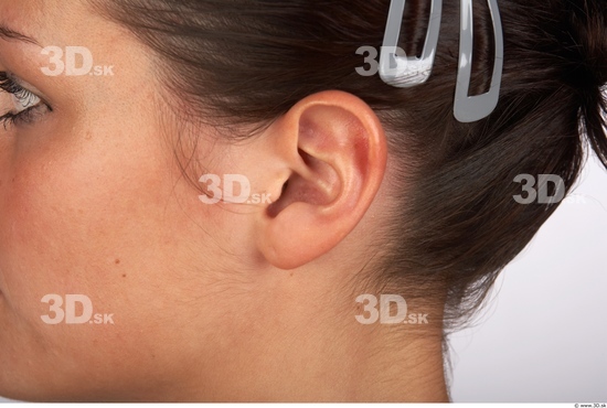 Ear Whole Body Woman Athletic Studio photo references