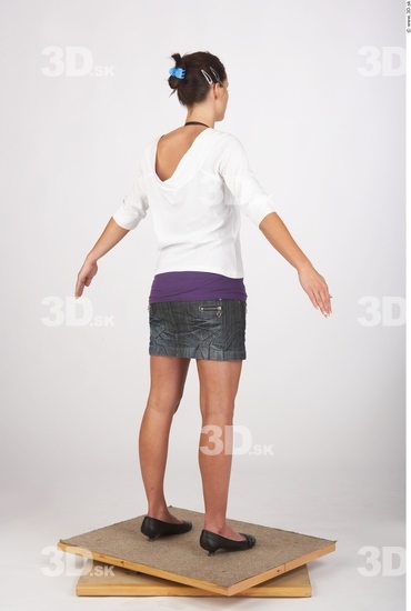 Whole Body Woman Casual Athletic Studio photo references