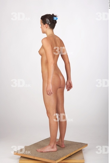 Whole Body Woman Nude Athletic Studio photo references