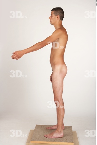 Whole Body Man Nude Average Studio photo references