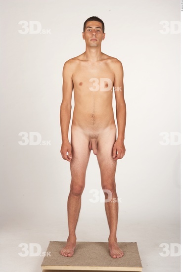 Whole Body Man Nude Average Studio photo references