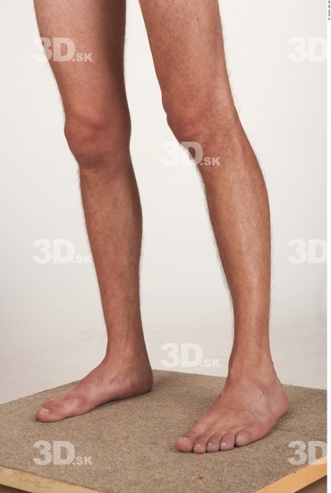 Calf Whole Body Man Nude Average Studio photo references