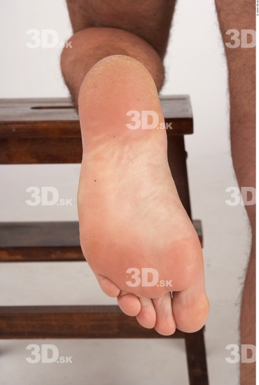 Foot Whole Body Man White Nude Average Studio photo references