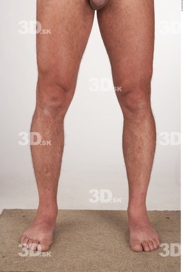 Calf Whole Body Man White Nude Average Studio photo references