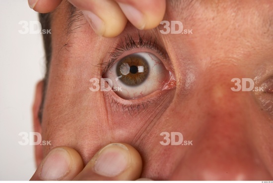 Eye Whole Body Man White Average Studio photo references