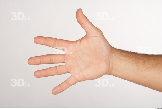 Hand Whole Body Man White Average Studio photo references