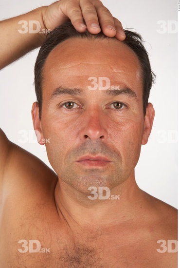 Whole Body Head Man White Average Studio photo references